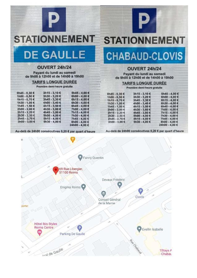 Le Coquet Logement Climatise Face A La Cathedrale - 3G Reims Dış mekan fotoğraf